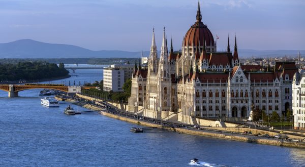 Blick auf die Hauptstadt von Ungarn, Budapest